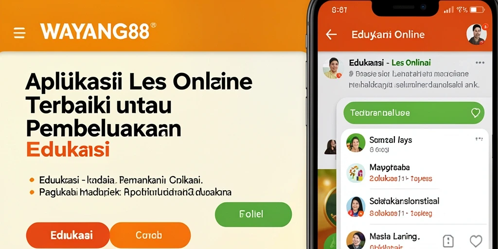 Tampilan antarmuka aplikasi WAYANG88 yang menarik dan berbeda.